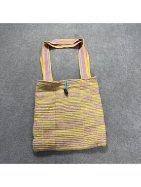 Rainy Day Studio Handwoven Artisan Tote Bag Boho Floral Lined Cottagecore